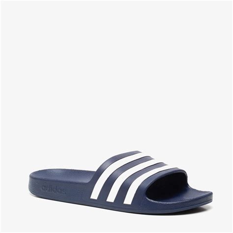 adidas badslippers blauw sale|adidas online shop.